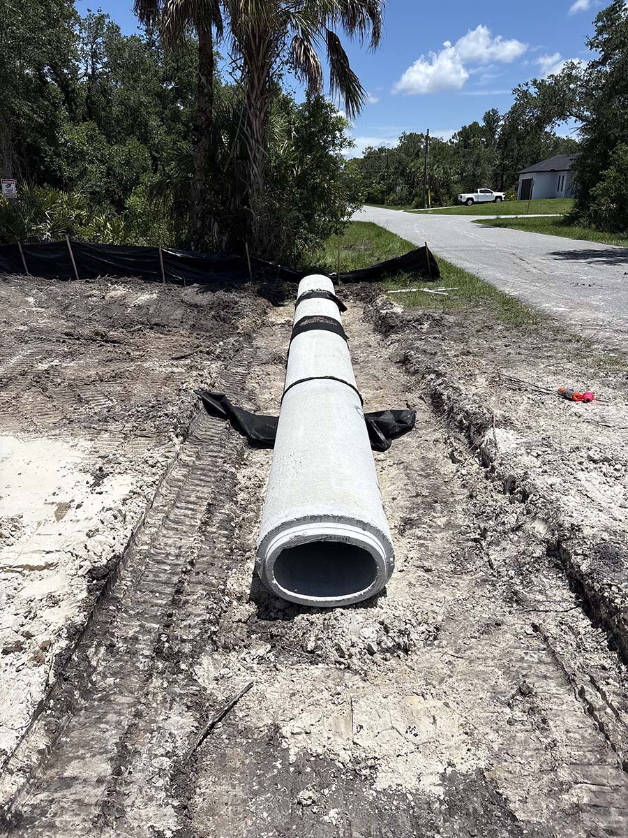 Culvert RCP Septic Drainfield Punta Gorda Culvert RCP Septic Drainfield Punta Gorda