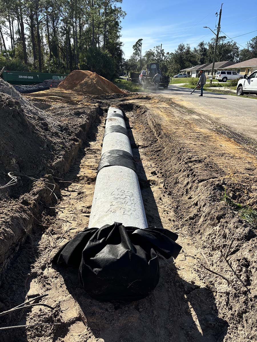 Culvert RCP Septic Drainfield Punta Gorda Culvert RCP Septic Drainfield Punta Gorda